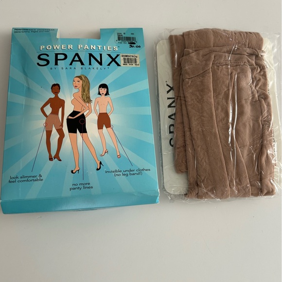 Spanx Power Performance Underwear Shape-wear Mid Thigh Panties size G - Picture 2 of 6